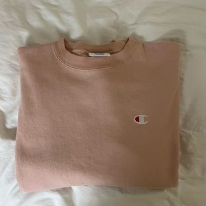 Champion reverse weave pink sweatshirt